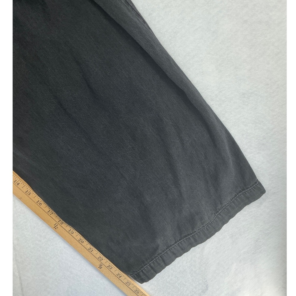 Old Navy Cami Jumpsuit Women XL Black Jack Denim Wide Leg Tie Strap S/658033-00 - Picture 9 of 9